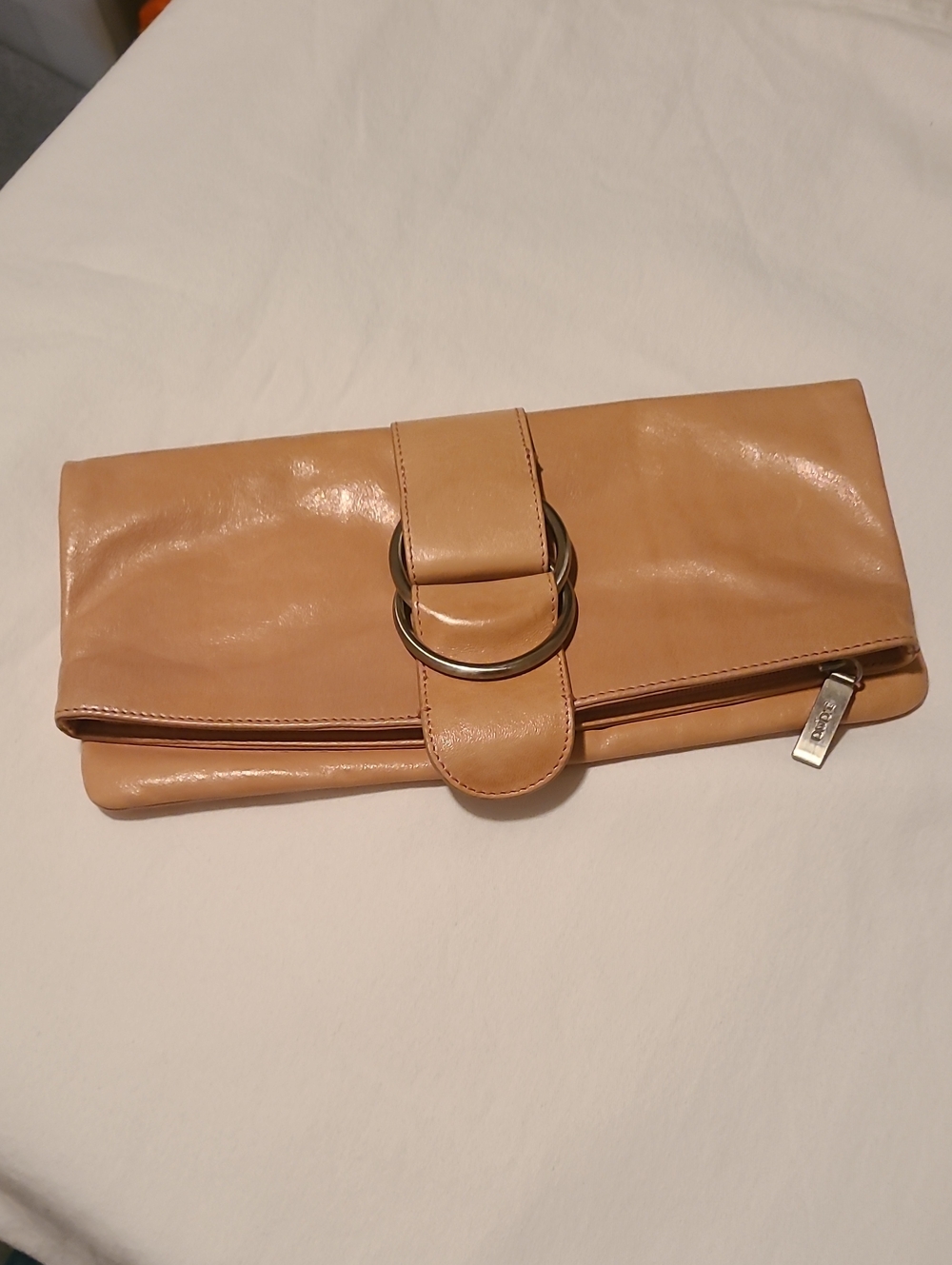 HOBO Internstionsl Clutch Purse Wallet Organizer Pink/blush Silver Accesnts